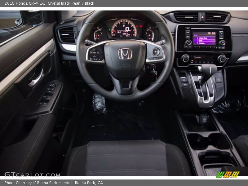 Crystal Black Pearl / Black 2018 Honda CR-V LX