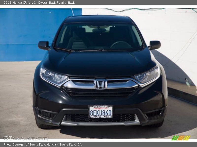 Crystal Black Pearl / Black 2018 Honda CR-V LX
