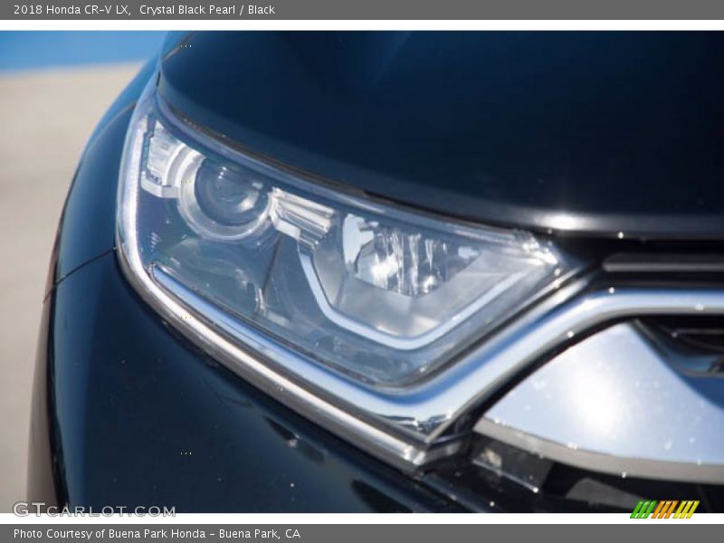 Crystal Black Pearl / Black 2018 Honda CR-V LX