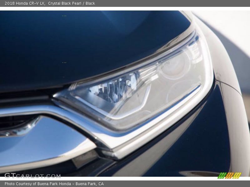 Crystal Black Pearl / Black 2018 Honda CR-V LX