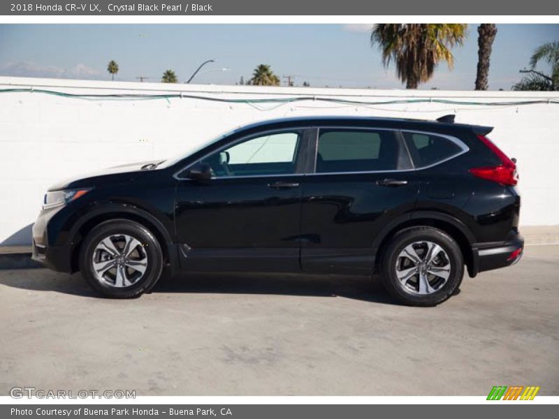 Crystal Black Pearl / Black 2018 Honda CR-V LX