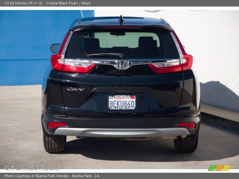 Crystal Black Pearl / Black 2018 Honda CR-V LX