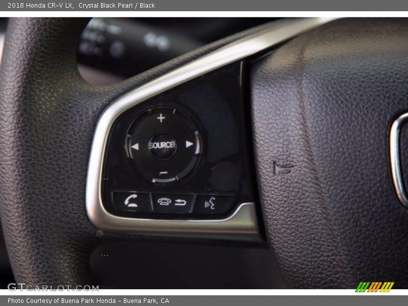 Crystal Black Pearl / Black 2018 Honda CR-V LX
