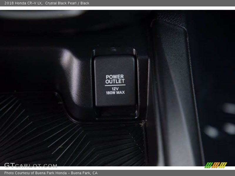 Crystal Black Pearl / Black 2018 Honda CR-V LX