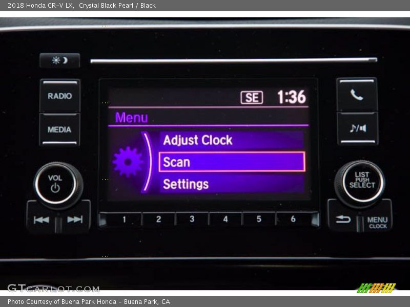 Crystal Black Pearl / Black 2018 Honda CR-V LX