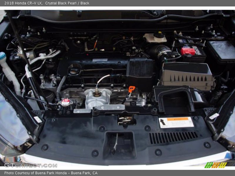 Crystal Black Pearl / Black 2018 Honda CR-V LX