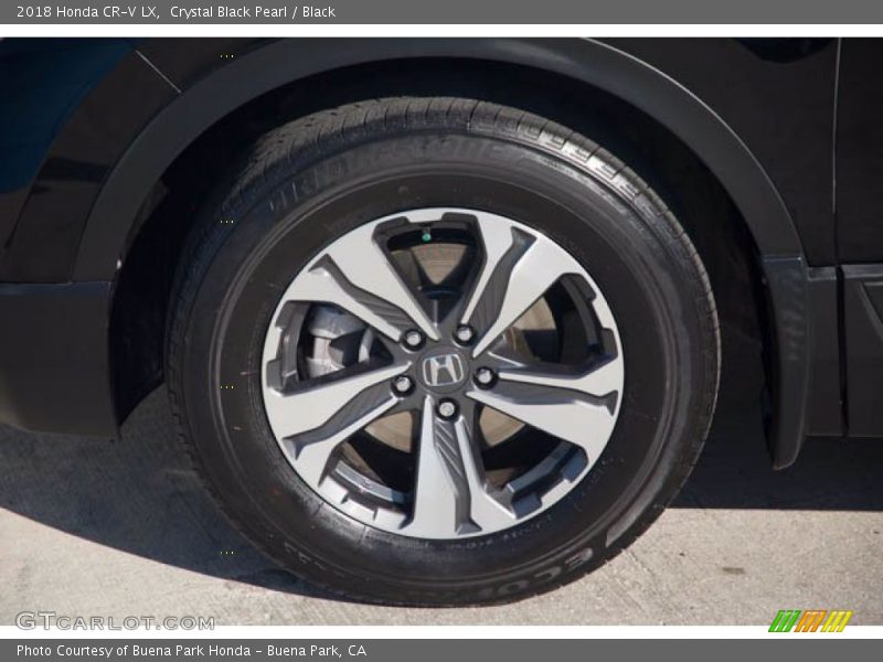 Crystal Black Pearl / Black 2018 Honda CR-V LX