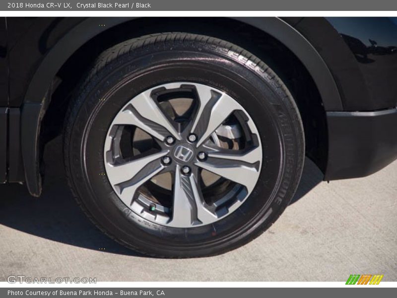 Crystal Black Pearl / Black 2018 Honda CR-V LX