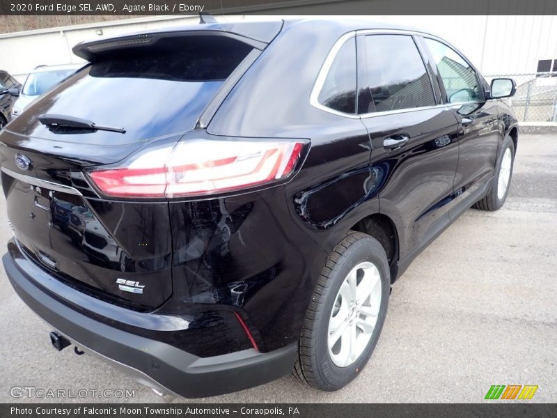 Agate Black / Ebony 2020 Ford Edge SEL AWD
