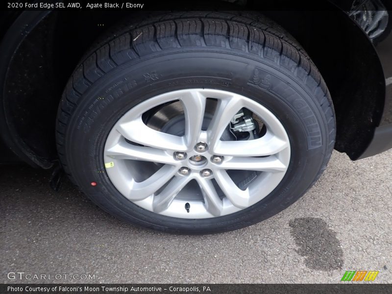 Agate Black / Ebony 2020 Ford Edge SEL AWD