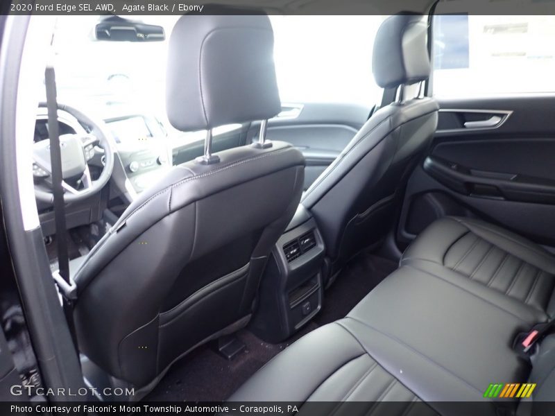 Agate Black / Ebony 2020 Ford Edge SEL AWD