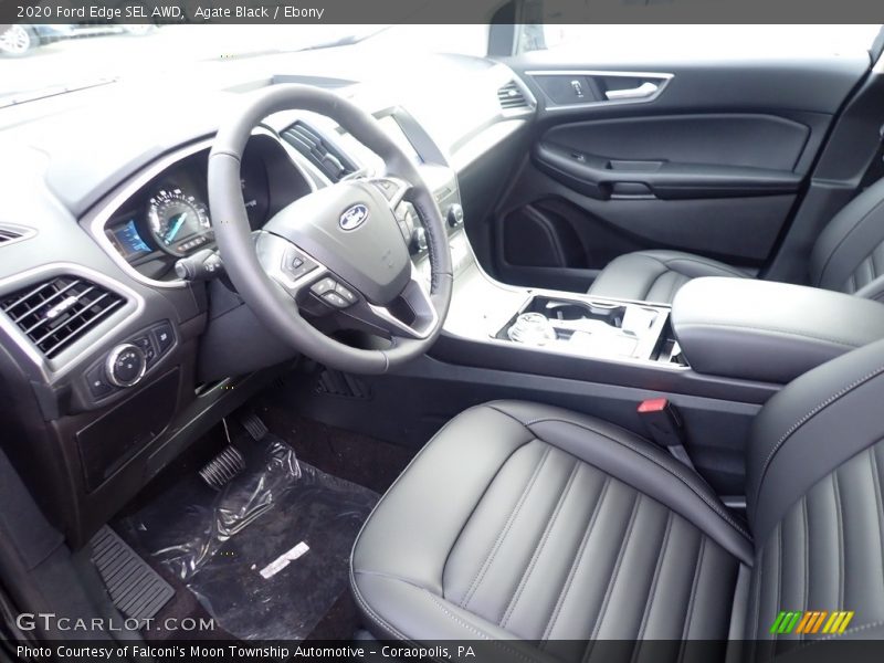 Agate Black / Ebony 2020 Ford Edge SEL AWD