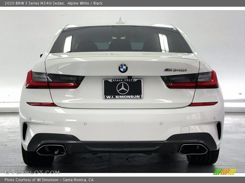 Alpine White / Black 2020 BMW 3 Series M340i Sedan