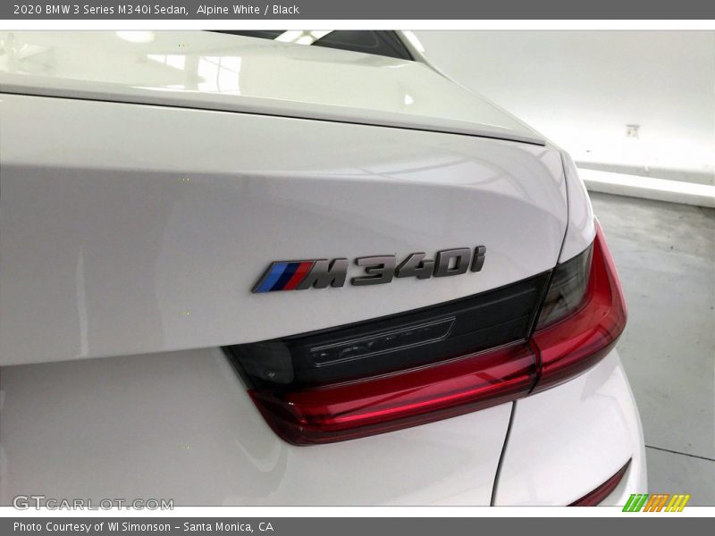 Alpine White / Black 2020 BMW 3 Series M340i Sedan