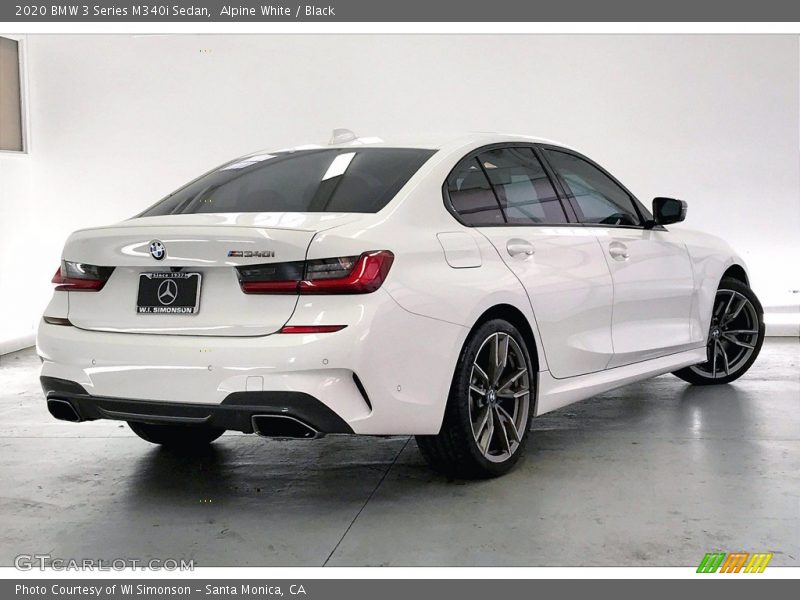 Alpine White / Black 2020 BMW 3 Series M340i Sedan