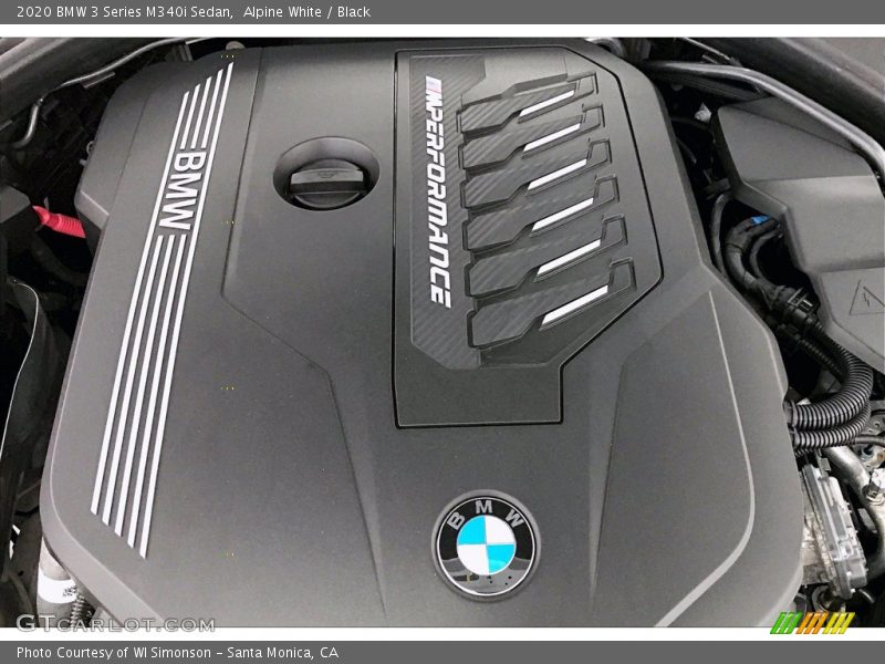 Alpine White / Black 2020 BMW 3 Series M340i Sedan