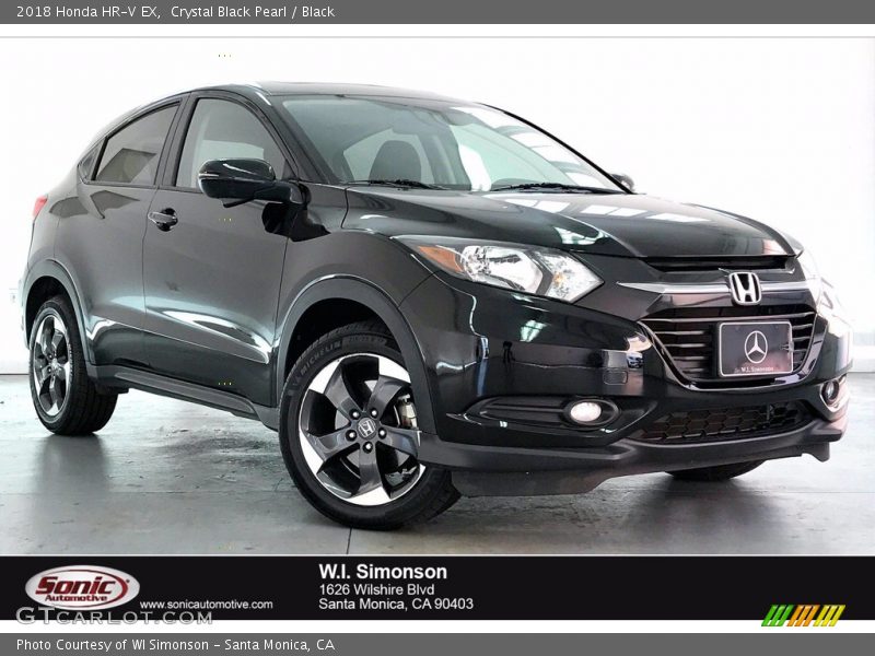 Crystal Black Pearl / Black 2018 Honda HR-V EX