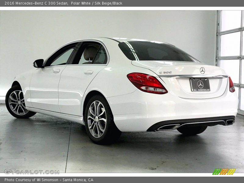 Polar White / Silk Beige/Black 2016 Mercedes-Benz C 300 Sedan