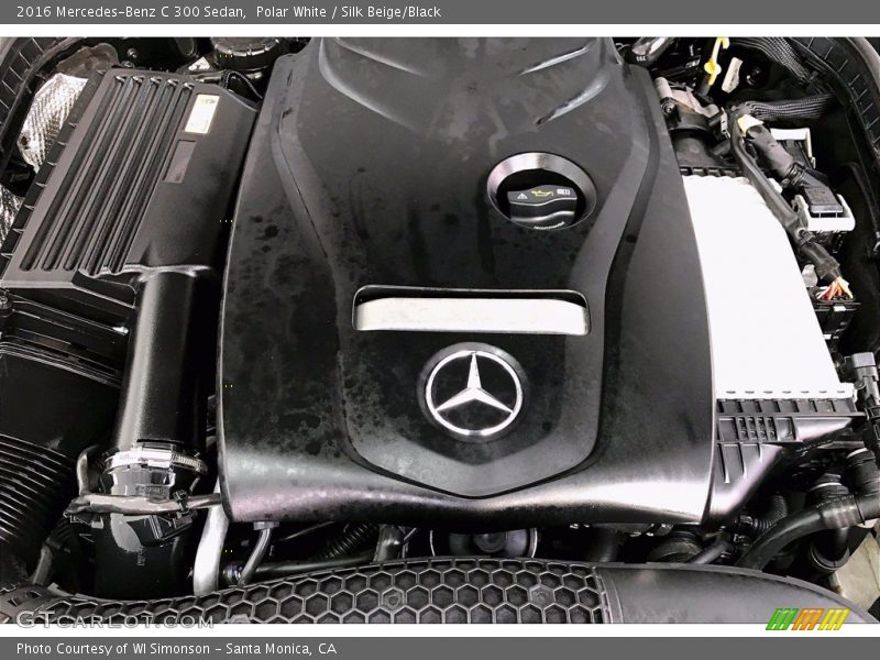 Polar White / Silk Beige/Black 2016 Mercedes-Benz C 300 Sedan