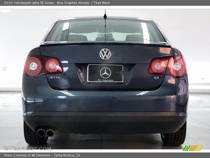 Blue Graphite Metallic / Titan Black 2010 Volkswagen Jetta SE Sedan