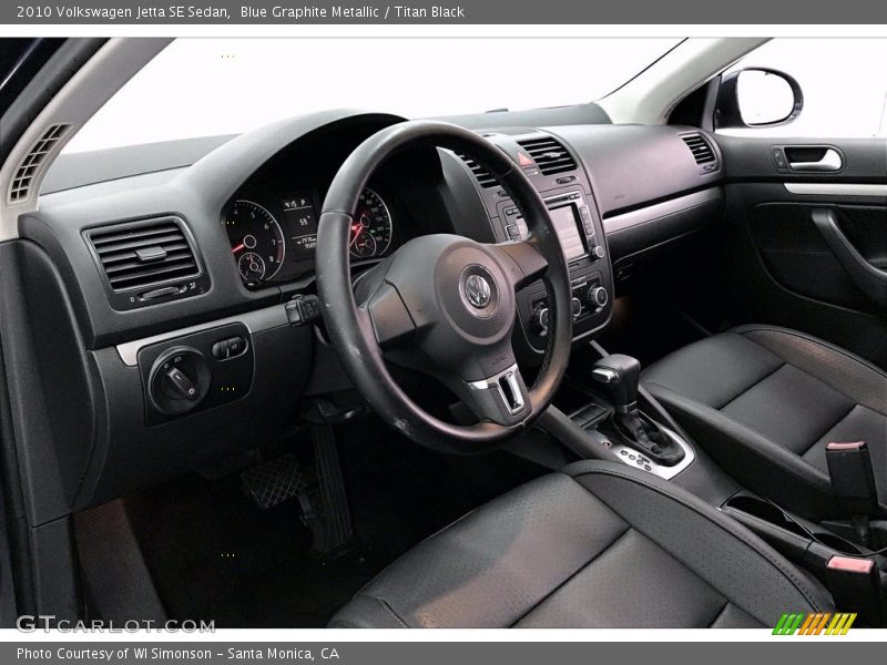 Blue Graphite Metallic / Titan Black 2010 Volkswagen Jetta SE Sedan