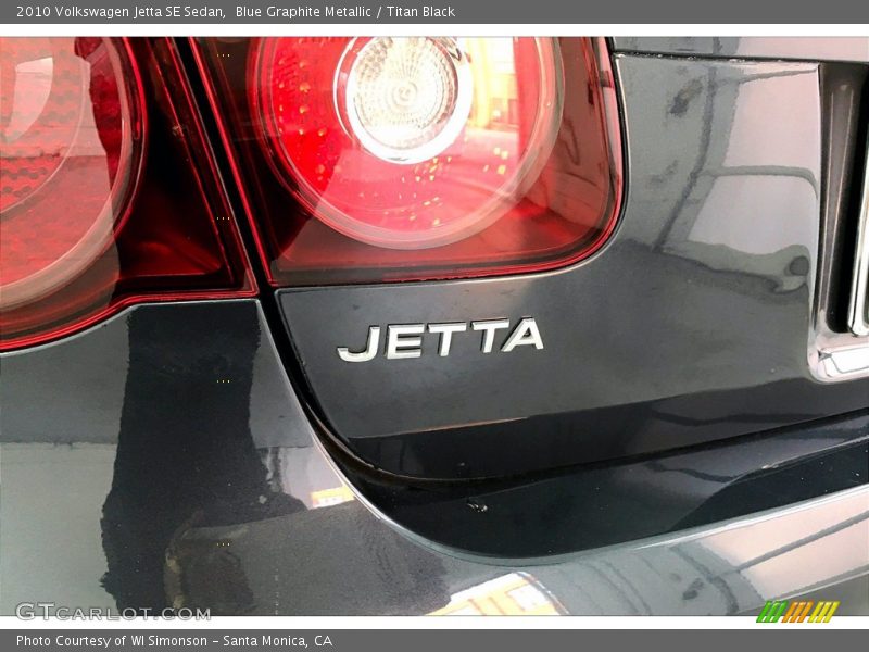 Blue Graphite Metallic / Titan Black 2010 Volkswagen Jetta SE Sedan