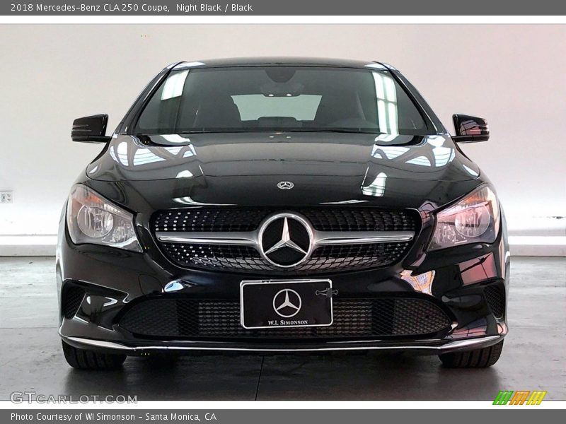 Night Black / Black 2018 Mercedes-Benz CLA 250 Coupe