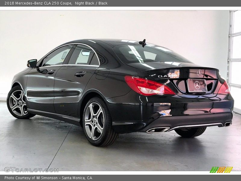 Night Black / Black 2018 Mercedes-Benz CLA 250 Coupe