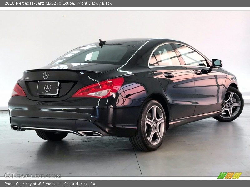 Night Black / Black 2018 Mercedes-Benz CLA 250 Coupe