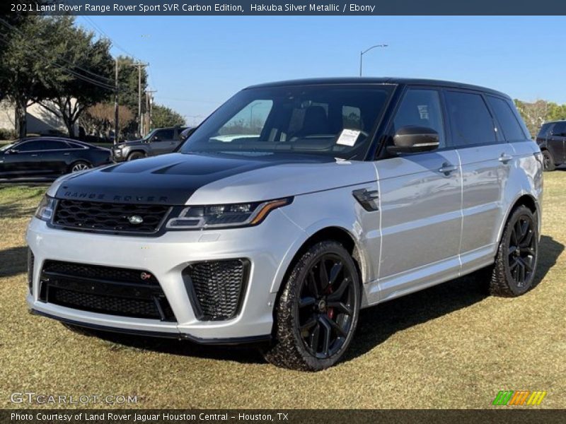 Front 3/4 View of 2021 Range Rover Sport SVR Carbon Edition