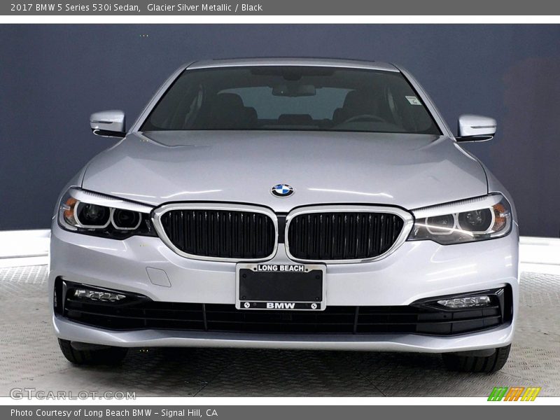 Glacier Silver Metallic / Black 2017 BMW 5 Series 530i Sedan