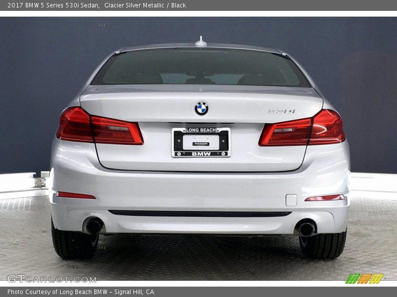 Glacier Silver Metallic / Black 2017 BMW 5 Series 530i Sedan