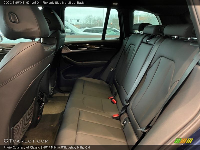 Phytonic Blue Metallic / Black 2021 BMW X3 xDrive30i