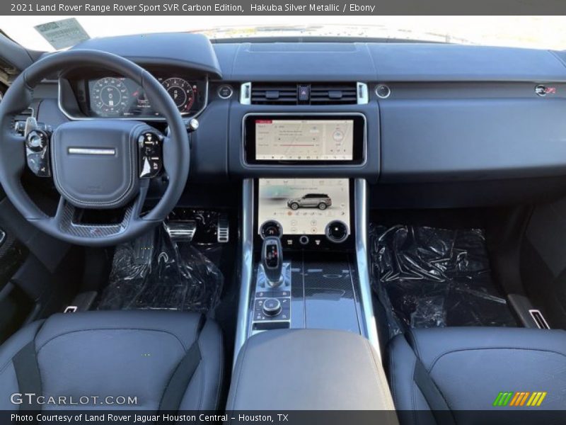 Dashboard of 2021 Range Rover Sport SVR Carbon Edition