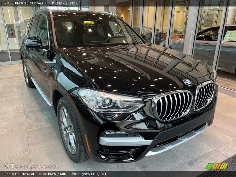 Jet Black / Black 2021 BMW X3 xDrive30i