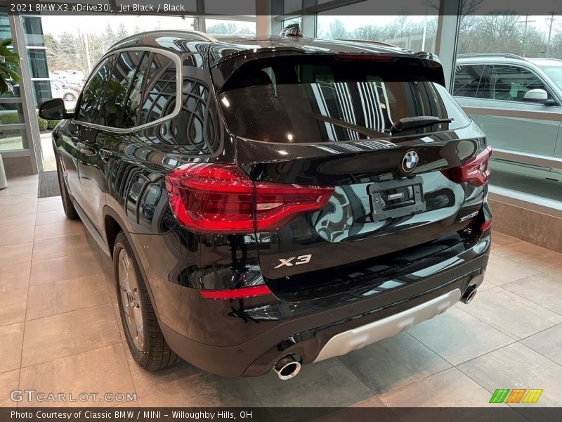 Jet Black / Black 2021 BMW X3 xDrive30i