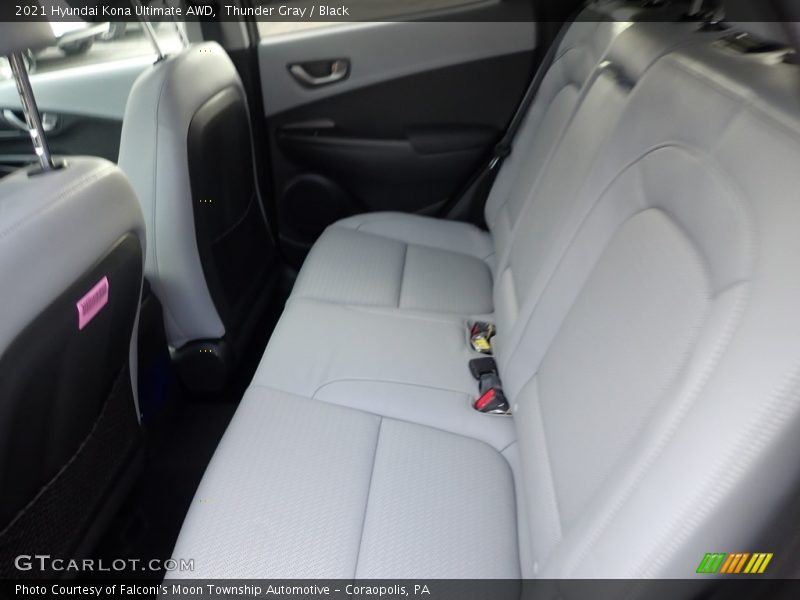 Thunder Gray / Black 2021 Hyundai Kona Ultimate AWD
