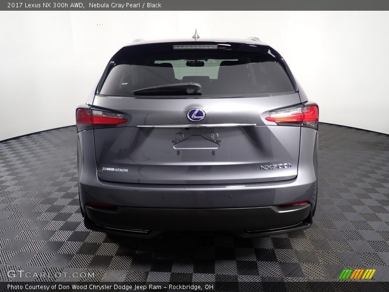 Nebula Gray Pearl / Black 2017 Lexus NX 300h AWD