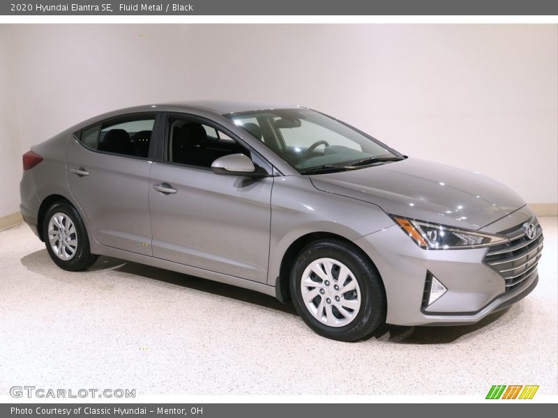 Fluid Metal / Black 2020 Hyundai Elantra SE