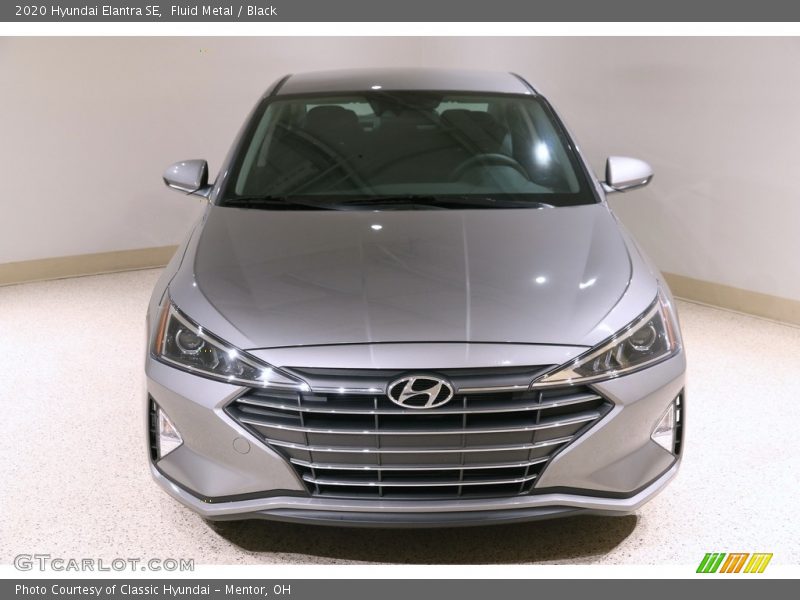 Fluid Metal / Black 2020 Hyundai Elantra SE