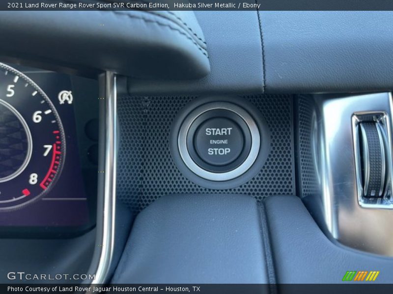 Controls of 2021 Range Rover Sport SVR Carbon Edition