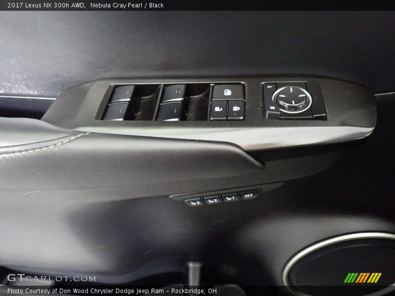 Nebula Gray Pearl / Black 2017 Lexus NX 300h AWD