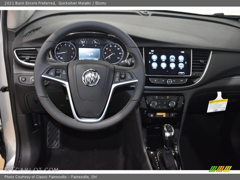 Quicksilver Metallic / Ebony 2021 Buick Encore Preferred