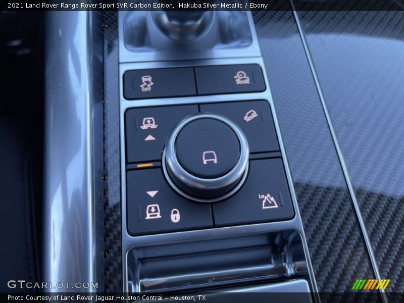 Controls of 2021 Range Rover Sport SVR Carbon Edition