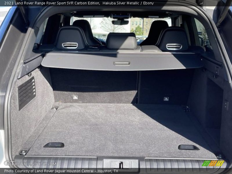  2021 Range Rover Sport SVR Carbon Edition Trunk