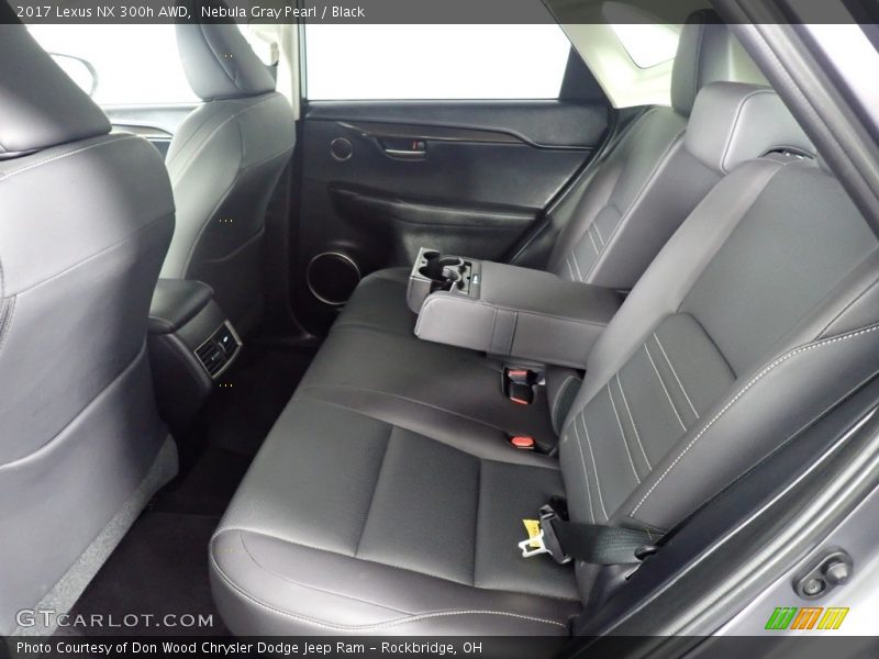 Nebula Gray Pearl / Black 2017 Lexus NX 300h AWD