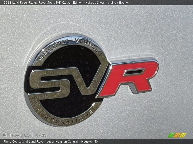  2021 Range Rover Sport SVR Carbon Edition Logo