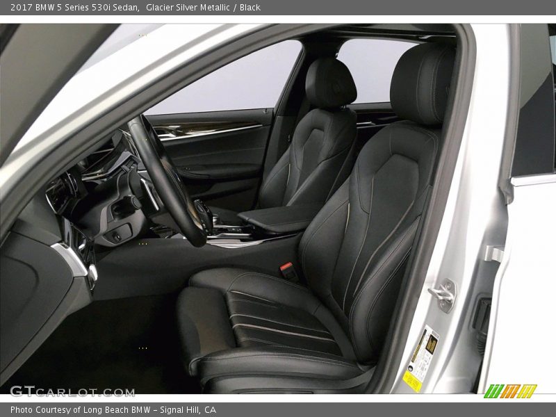 Glacier Silver Metallic / Black 2017 BMW 5 Series 530i Sedan
