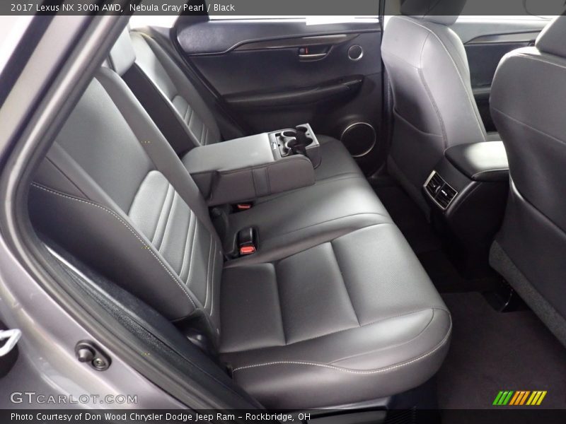 Nebula Gray Pearl / Black 2017 Lexus NX 300h AWD