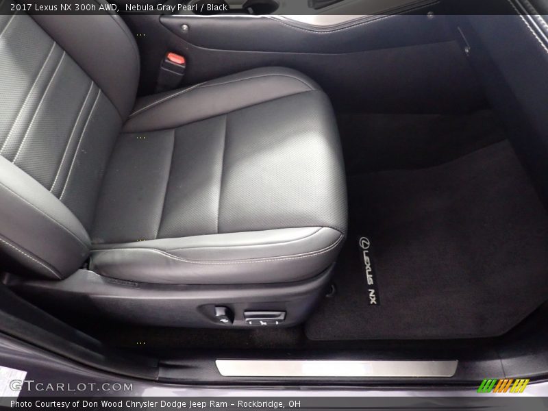 Nebula Gray Pearl / Black 2017 Lexus NX 300h AWD